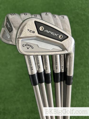 Callaway Apex 24 TCB Limited Edition Raw Forged Iron Set