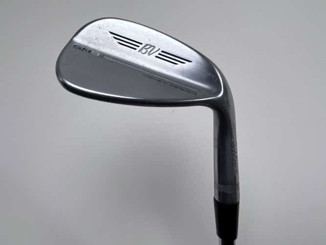 Titleist Vokey SM9 Tour Chrome Wedge 50* 12 Bounce F-Grind Wedge Steel Mens RH