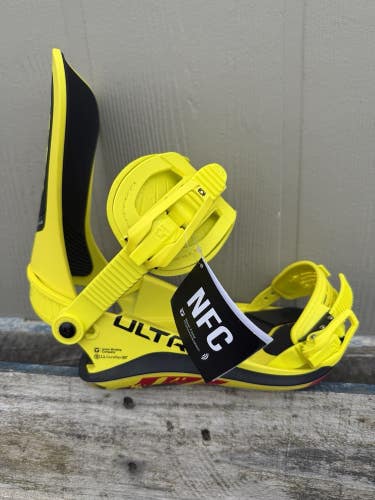 Union Strata - 2026 Men's Snowboard Bindings Hype yellow Size Medium