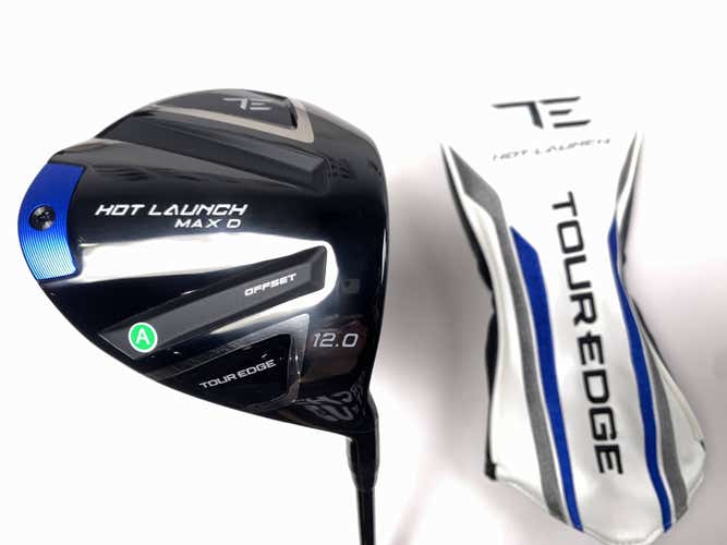 Tour Edge Hot Launch Max D Driver 12* Aldila Ascent Blue 50A Senior RH HC NEW