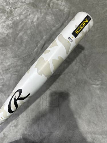 2025 Rawlings Icon Composite Bat USSSA Certified (-8) Composite 23 oz 32" (Used)