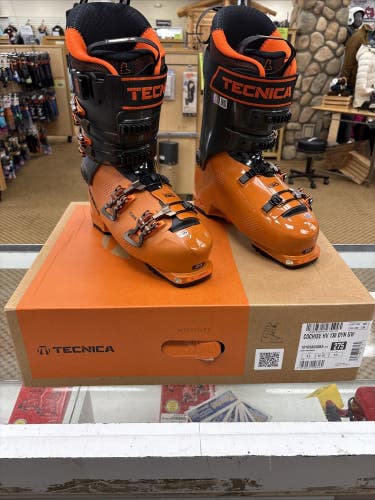 Tecnica Cochise 130 DYN HV Men's Alpine Ski 27.5 Boots NEW Icon Orange 25/26