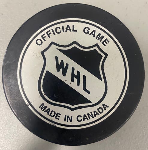 WHL league puck