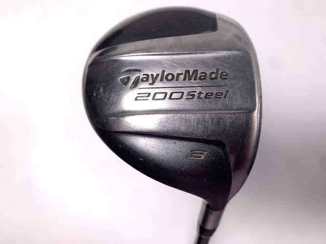 TaylorMade 200 Steel 3 Fairway Wood 15* Lite 60g Regular Graphite Mens RH