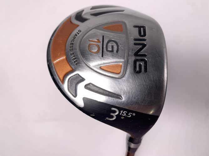 Ping G10 3 Fairway Wood 15.5* TFC 129 F Stiff Graphite Mens RH