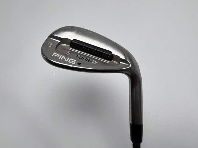 Ping Tour-W Brushed Silver Sand Wedge SW 54* 10 Bounce Black Dot AWT Stiff RH