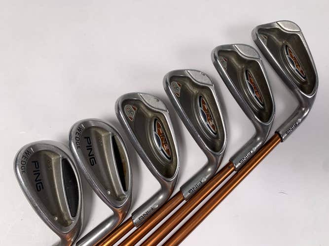 Ping G10 Iron Set 6-PW+GW+SW Black Dot TFC 129 I Regular RH No 7 iron