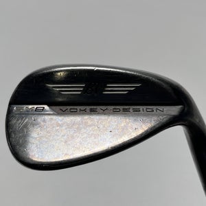 Titleist Vokey SM8 Brushed Steel Wedge 56* 14 Bounce F-Grind Wedge Steel Mens RH