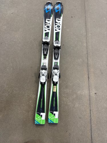 Volkl RTM Jr 130 cm Skis With Marker 4.5 Bindings (Used)