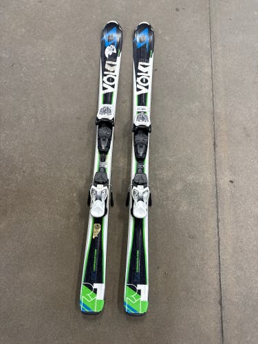 Volkl RTM Jr 120 cm Skis With Marker 4.5 Bindings (Used)