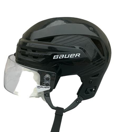 Bauer Re-Akt 85 Pro Stock Hockey Helmet Visor Combo Large Black (Used) 18375