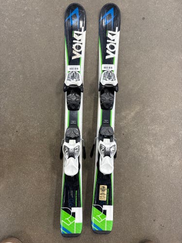 Volkl RTM Jr 90 cm Skis With Marker 4.5 Bindings (Used)