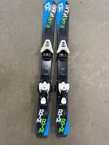 Volkl RTM Jr 90 cm Skis With Salomon C5 Bindings (Used)