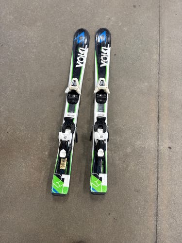 Volkl RTM Jr 90 cm Skis With Salomon C5 Bindings (Used)