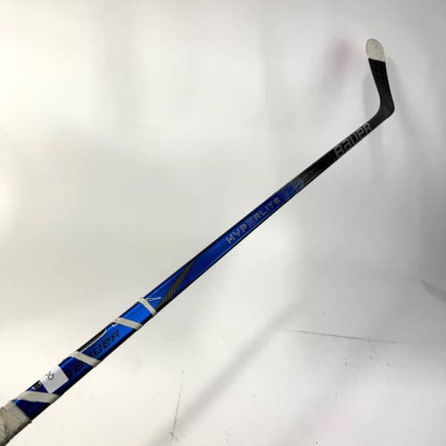 Repaired Left Handed Blue Bauer Hyperlite 2 - P92 Curve - 77 Flex - #QQ249
