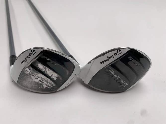 TaylorMade Burner Superfast 2.0 4 & 5 Hybrid Set 21* 24* REAX 50g Ladies RH