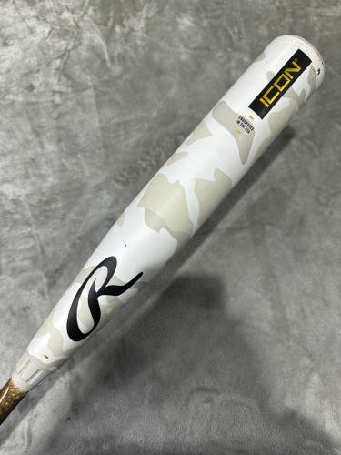 2025 Rawlings Icon Composite Bat USSSA Certified (-8) Composite 22 oz 30" (Used)