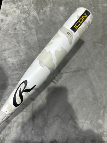 2025 Rawlings Icon Composite Bat USSSA Certified (-5) Composite 26 oz 31" (Used)
