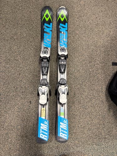 Volkl RTM Jr 100 cm Skis With Marker 4.5 Bindings (Used)