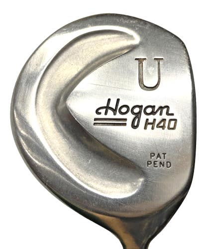 Ben Hogan Golf H40 U 9 Wood 27* Men's RH Senior Graphite 41" Nice Crossline Grip