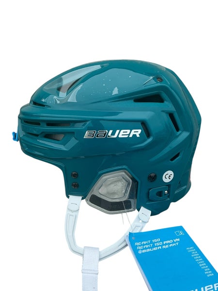 Bauer Re-Akt 150 Pro Stock Hockey Helmets Teal (New) 84367