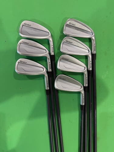 Ping i230 Iron Set Right Handed | Modus Tour 120 Stiff Flex Black Shafts | GolfPride Align Grips