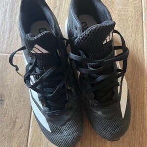 Black Men's Size M 7.5 (W 8.5) Adult Adidas Adizero Molded Cleats (Used)