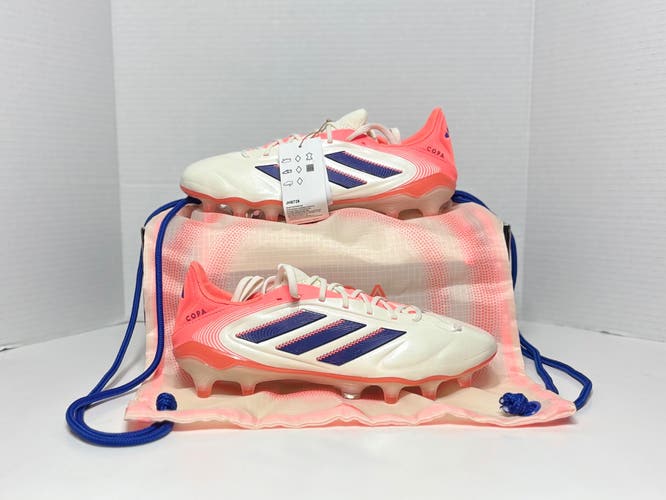 Men's Size M 6.0 (W 7.0) Adidas Copa Pure 3 Elite FG Leather Coral Blaze Pack Soccer Cleats JH8728