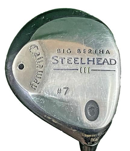 Callaway Big Bertha Steelhead III 7 Wood 22 RH Ladies Graphite 40.5 Factory Grip
