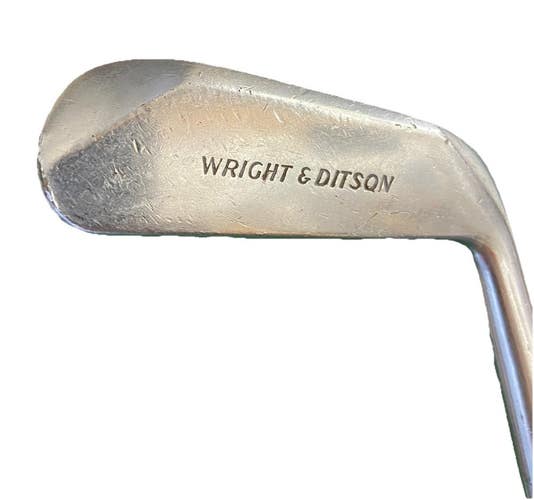 Wright And Ditson LPX Blade Putter 35" RH Coated Steel Long Leather Grip Nice