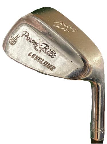 HB PowerBilt Levelume Pitching Wedge Super Action Stiff Steel 35 RH Leather Grip