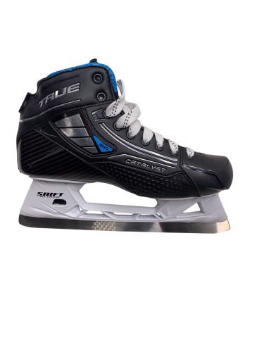 True Catalyst 5x4 Senior Goalie Skates Size 7.0