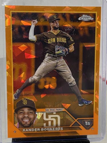 Xander Bogaerts San Diego Padres 2023 Topps Chrome Sapphire Orange #'d 19/25