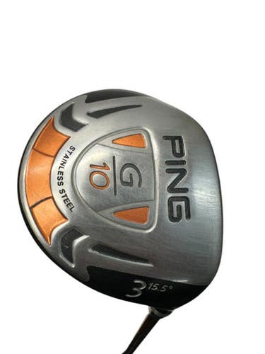 Used Ping G10 Mens Fairway Wood RH Black 3 Wood 11835-S000205722