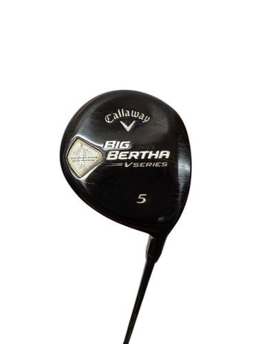 Used Callaway BIG BERTHA V SERIES Mens Fairway Wood RH Black 5 Wood 11835-S000205402
