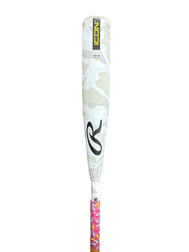 Used Rawlings RUT5I10 BB/SB USSSA 2 3/4 Bat White And Black 28" 11835-S000207417