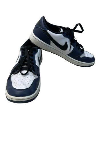 Used Nike JORDAN 1 LOW Mens Golf Shoes Navy And White Senior 10 11835-S000207674