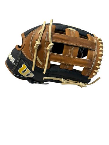 Used Wilson A2000 1799 BB/SB Glove RH Throw Brown And Black 12 3/4" 11835-S000207784