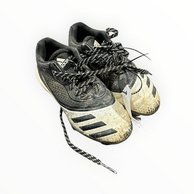 Used Adidas THREE STRIPE LIFE BB/SB Cleats Black Junior 01 11375-S000372003