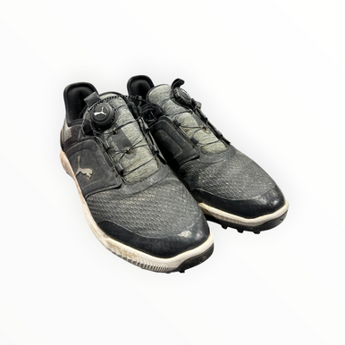 Used Puma Mens Golf Shoes Black Senior 9 11375-S000371196