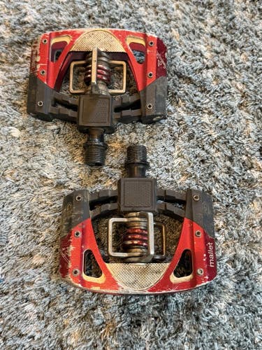 Crankbrothers Mallet 3 Clipless MTB Pedals Red One Size Mountain Bike