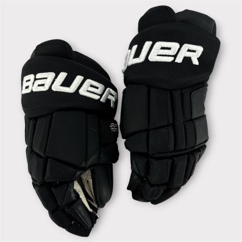 Pro Stock Used 14" Bauer Supreme TotalOne Dallas Stars Hockey Gloves