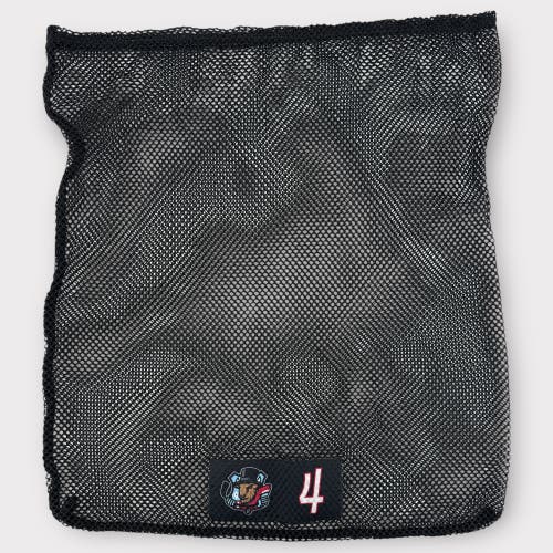 Pro Stock Used Warrior Black, Red Bloomington Bison Laundry Bag
