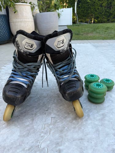 Mission Inhaler FZ-5 Inline Hockey Skates size 6.5 E