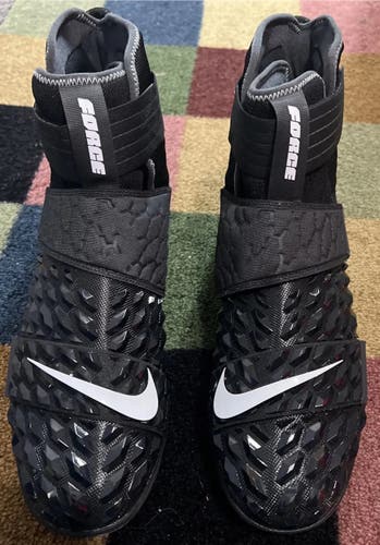 NEW Nike Force Savage Elite 2 Detachable Football Cleats CI1710-001 Size 15