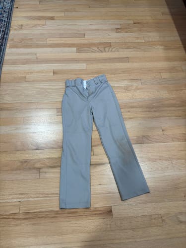 Gray Unisex Medium Youth Rawlings Game Pants (Used)