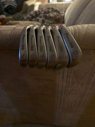 Powerbilt Left Hand Iron Set 4-pw Regular Flex