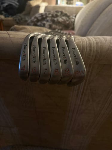 Powerbilt Left Hand Iron Set 4-pw Regular Flex