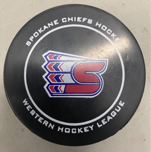 Spokane Chiefs puck