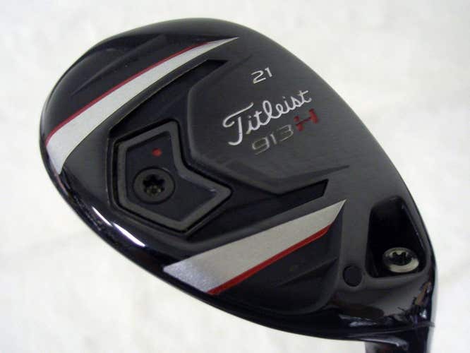 Titleist 913H 21* Hybrid (Diamana Blue S+ 82, STIFF) Rescue Golf